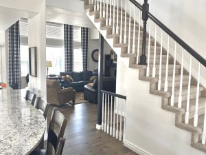 living room and stairs from kitchen-1